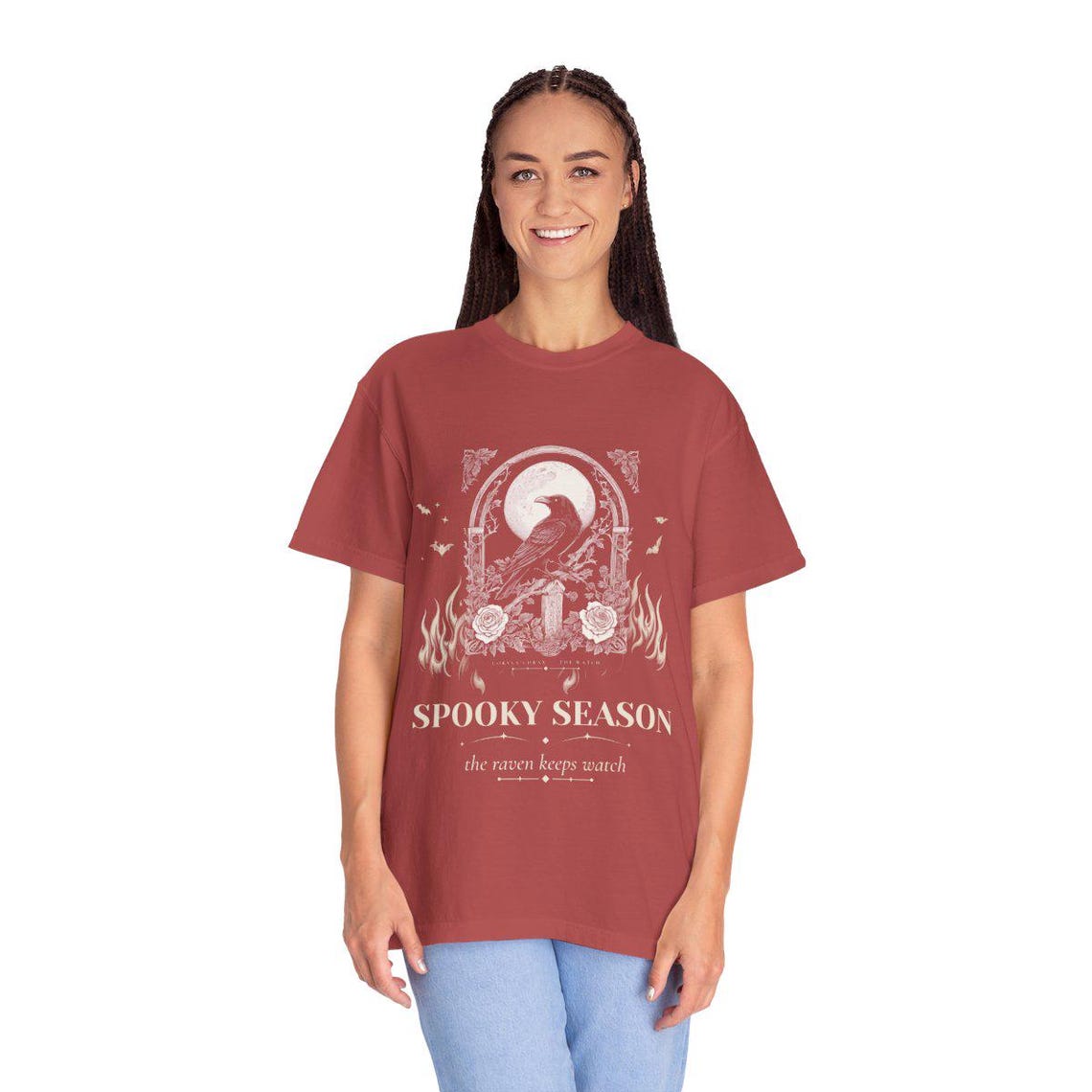 Raven Moon Gothic Tee by WedgeAtelier