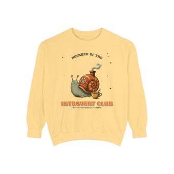 Introvert Club Snail Sweatshirt photo 3