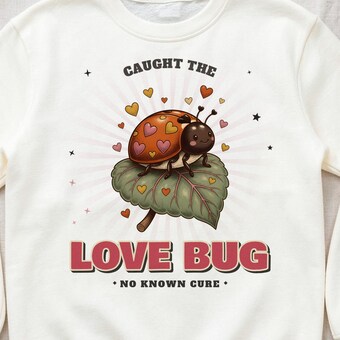 Love Bug Ladybug Sweatshirt photo 3