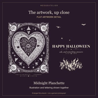 Spirit Board Planchette Halloween Hoodie photo 3