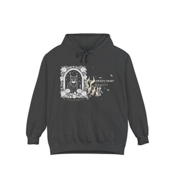 Gothic Black Cat Tarot Hoodie photo 2