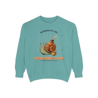 Introvert Club Snail Sweatshirt photo 6