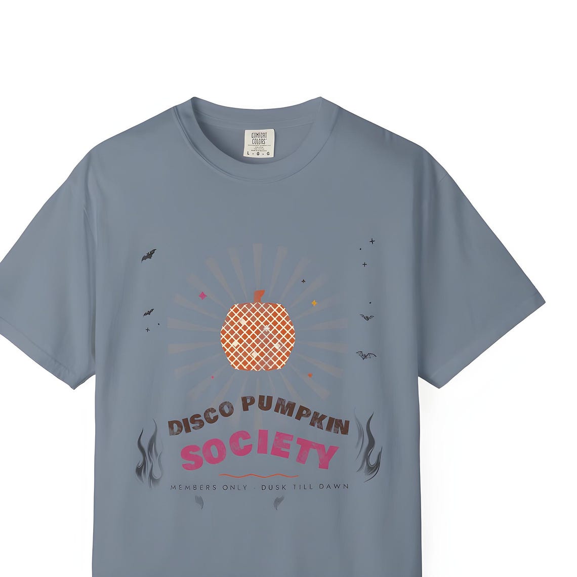 Disco Pumpkin Society Tee — Comfort Colors tee by WedgeAtelier