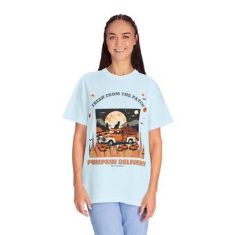 Pumpkin Delivery Truck Tee photo 3