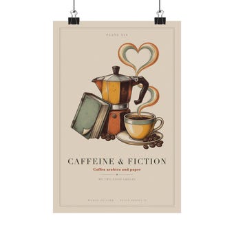 Caffeine and Fiction Print photo 2