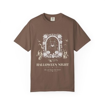 Gothic Cat Engraving Tee photo 2