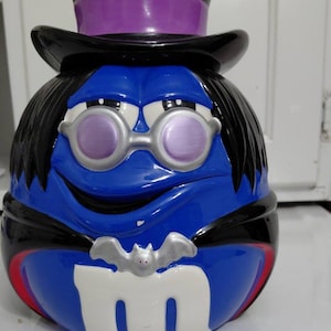 Blue M&m Cookie Jar - Etsy