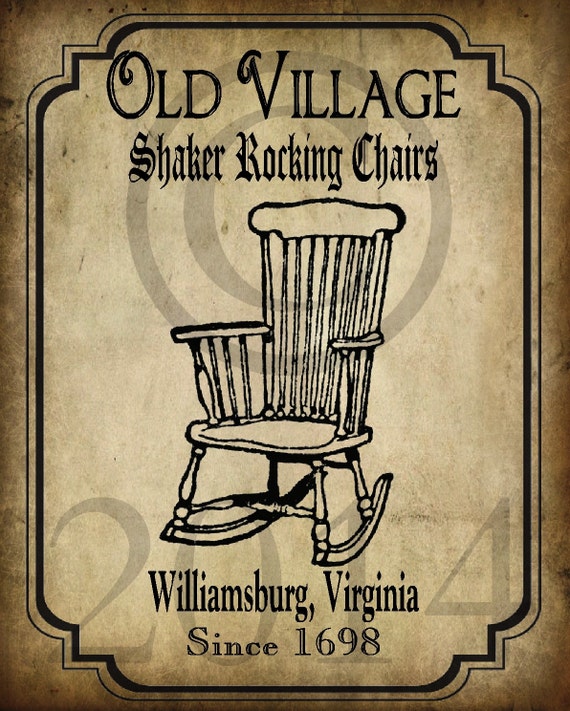 Primitive Colonial Williamsburg Shaker Baskets Print 8x10