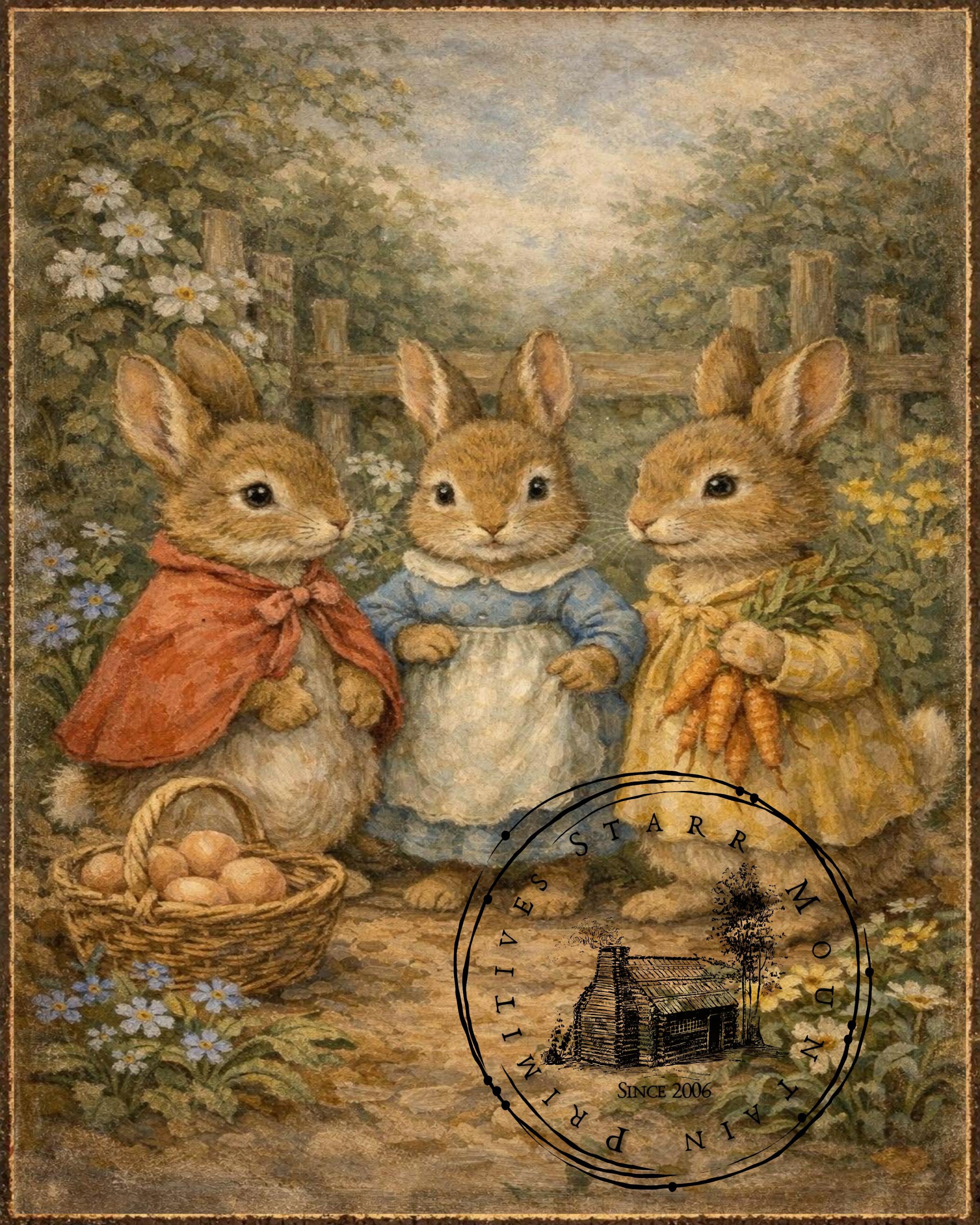 Flopsy Mopsy and Cottontail Prints - Etsy