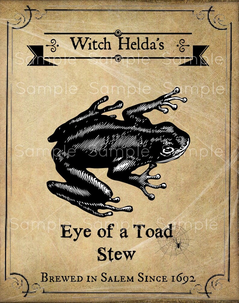 Toad Stew Primitive Toad Frog Stew Feedsack Logo Pantry Jar Crate Crock Book ...