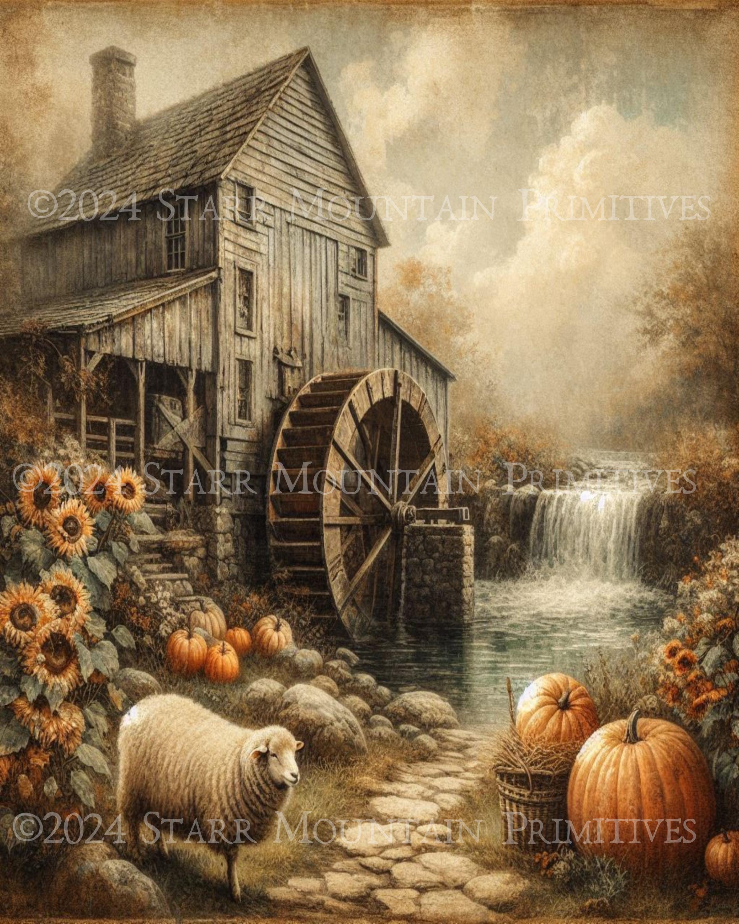 アンティーク雑貨 Adelphi Grist Mill Sign Antique Grist Mill - Etsy