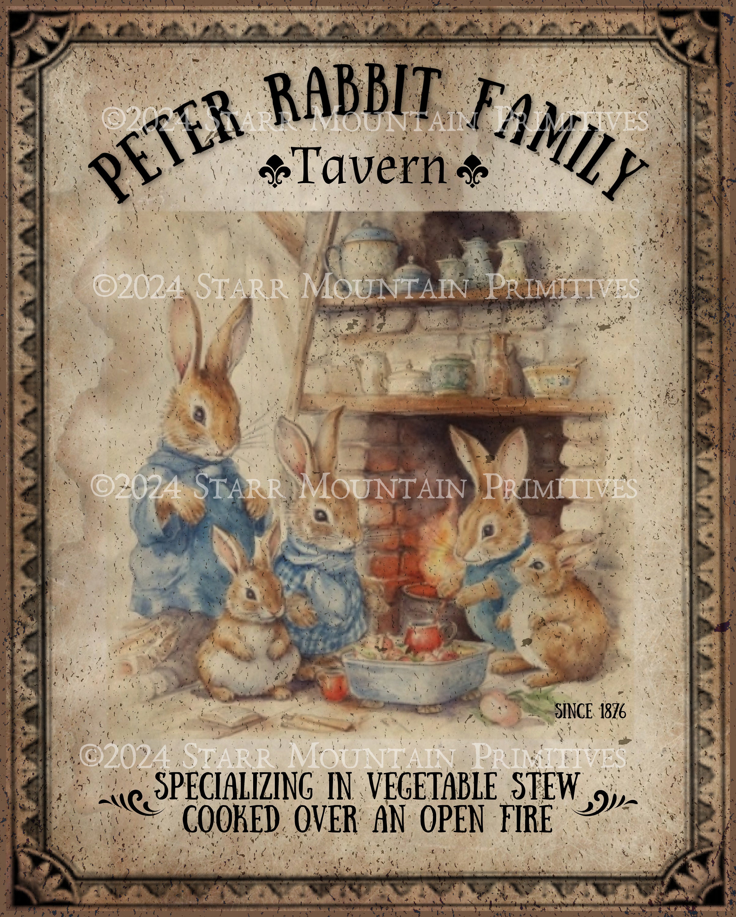 ヴィンテージ　Peter Rabbit and Friends 額縁 6点セット ヴィンテージ Peter Rabbit and Friends 額縁 6点セット ヴィンテージ