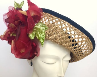 Kentucky Derby Hat Fascinator Hat, Church Wedding Hat, Derby Fascinator Hat, Derby Hats for Women