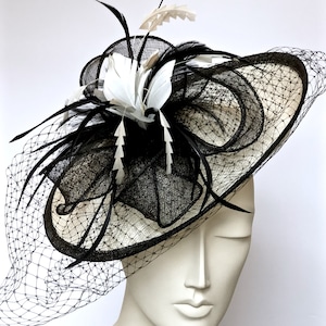 Kentucky Derby Hat Fascinator, Derby Party Hat, Church Wedding Fascinator Hat