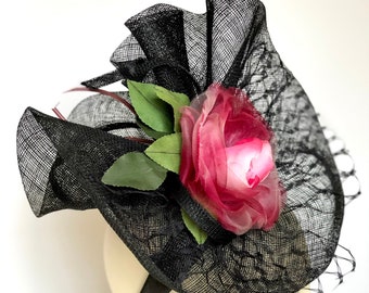 Kentucky Derby Hat Fascinator, Church Wedding Fascinator Hat, Derby Hats for Women