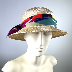 Women's Casual Everyday Hat Small Brim Hat, Artsy Funky Hat Summer Straw Hat