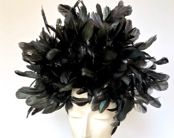 Kentucky Derby Hat Feather Fascinator, Church Wedding Hat Fascinator, Fashion Fascinator