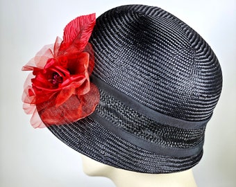 Kentucky Derby Hat Cloche, Church Hats for Women, Church Wedding Hat