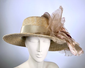Kentucky Derby Hat Cloche Medium  Brim Hat, Derby Hats for Women, Casual Everyday Hat