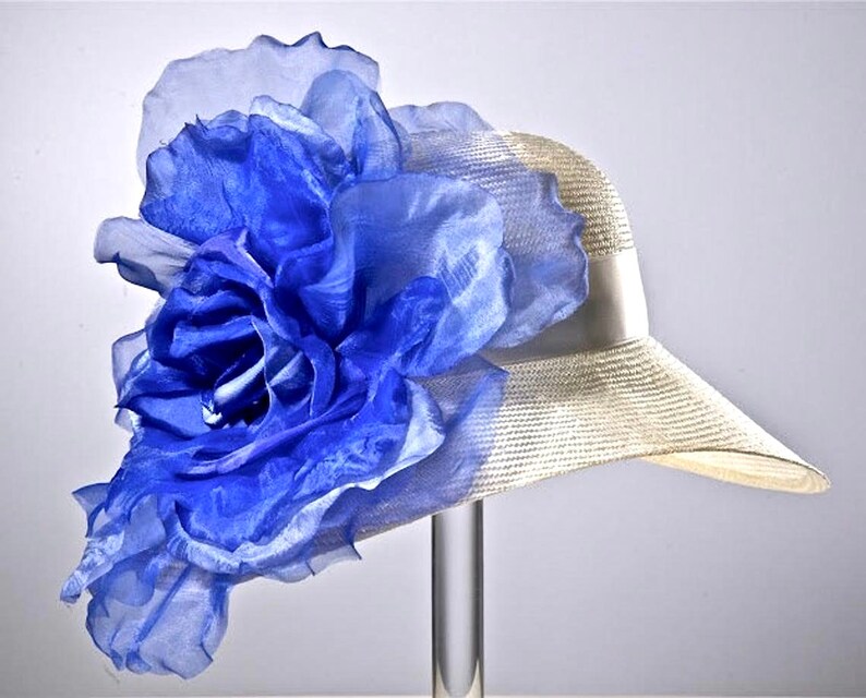 Kentucky Derby Hat Wide Brim Hat, Derby Hats for Women, Church Wedding Hat image 5