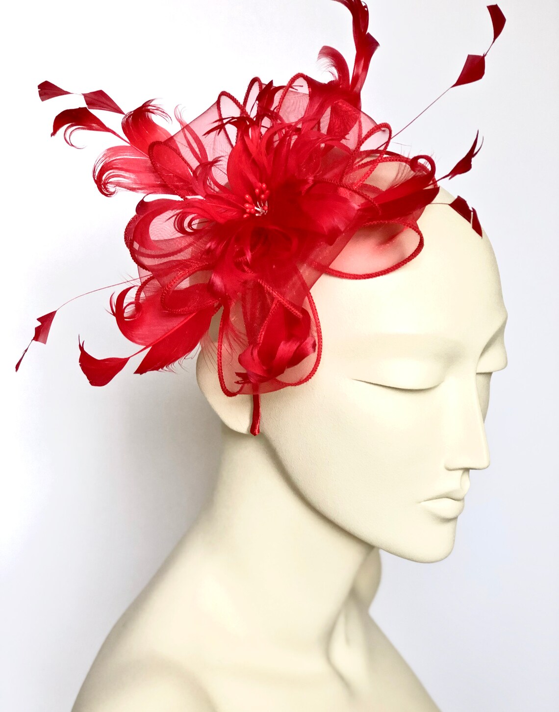 Kentucky Derby Hat Fascinator Feather Fascinator Derby Hat Etsy
