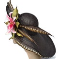 Kentucky Derby Hat Wide Brim Hat, Church Wedding Hat, Derby Hats for Women