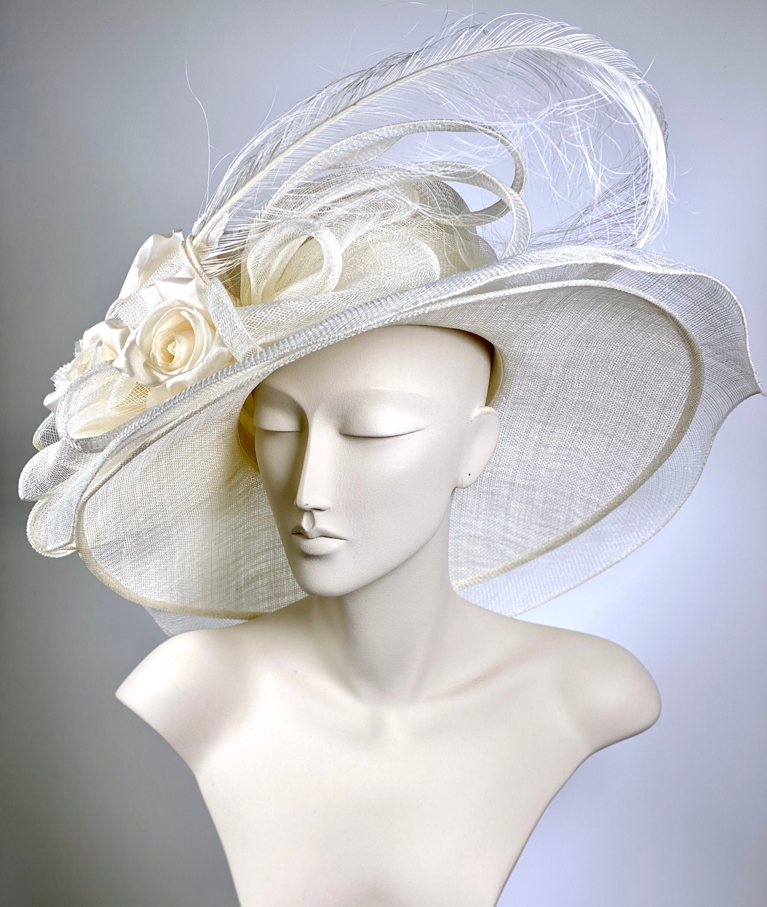Kentucky Derby Hat Wide Brim Hat Women 