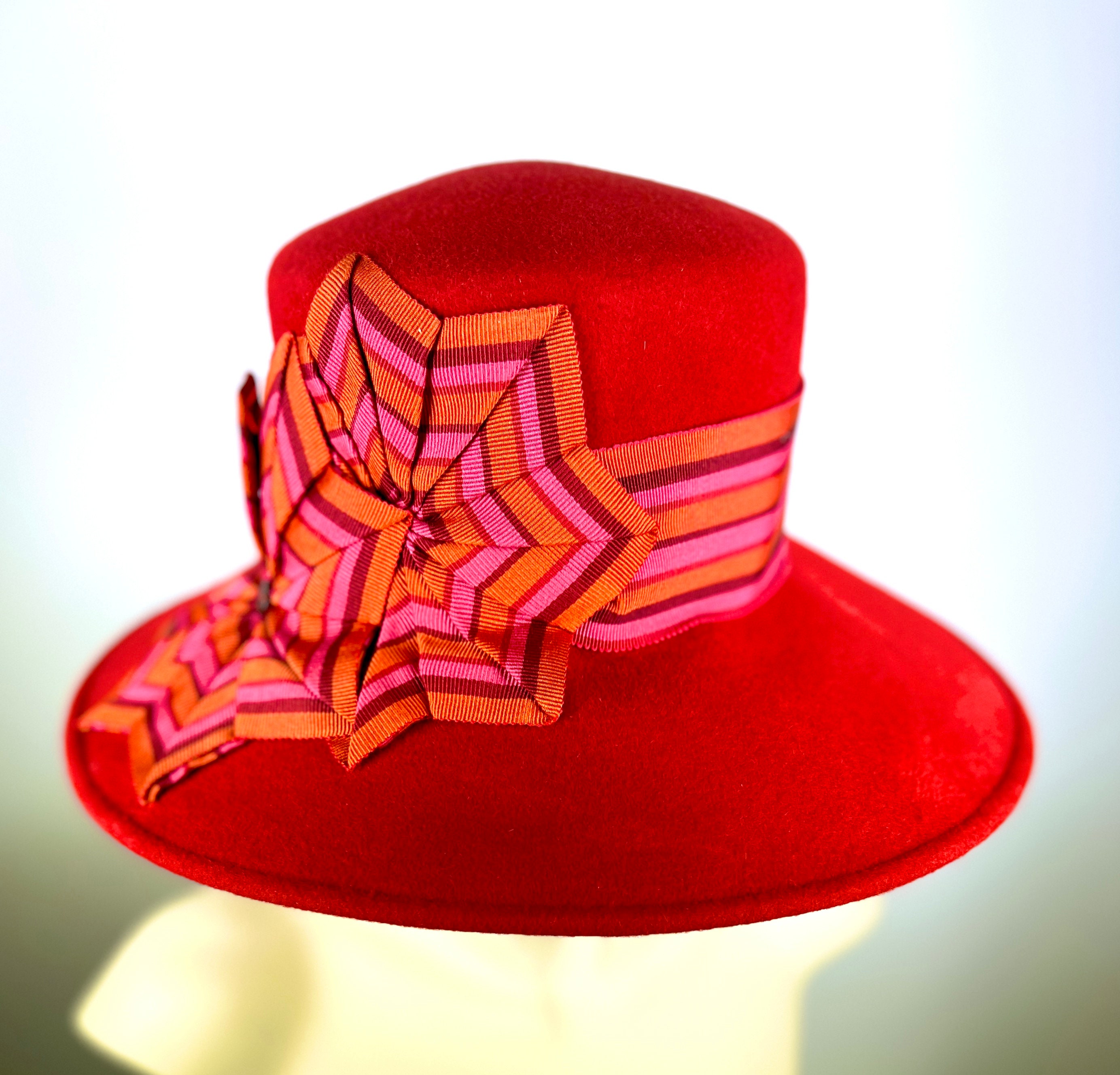 Louise Green Felt Hat Vintage Stunning