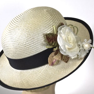 Kentucky Derby Hat, Church Wedding Hat, Summer Flapper Cloche Hat