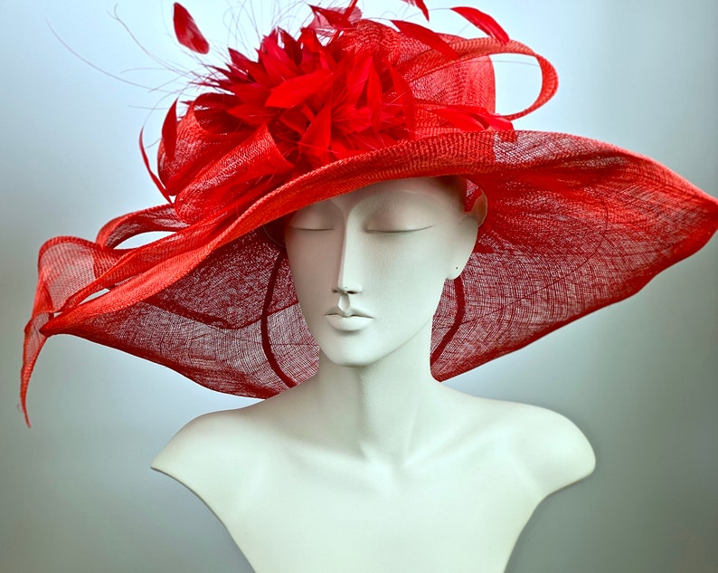 Kentucky Derby Hat Wide Brim Hat Derby Hats for Women Church Etsy