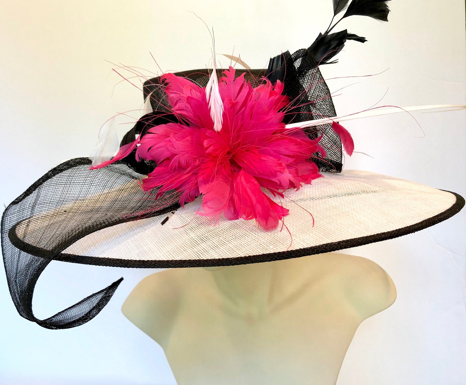 Kentucky Derby Sombrero Ancho Brim Sombrero Derby Sombreros Etsy
