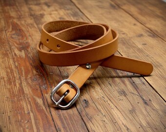 1" Wide Classic Leather Belt