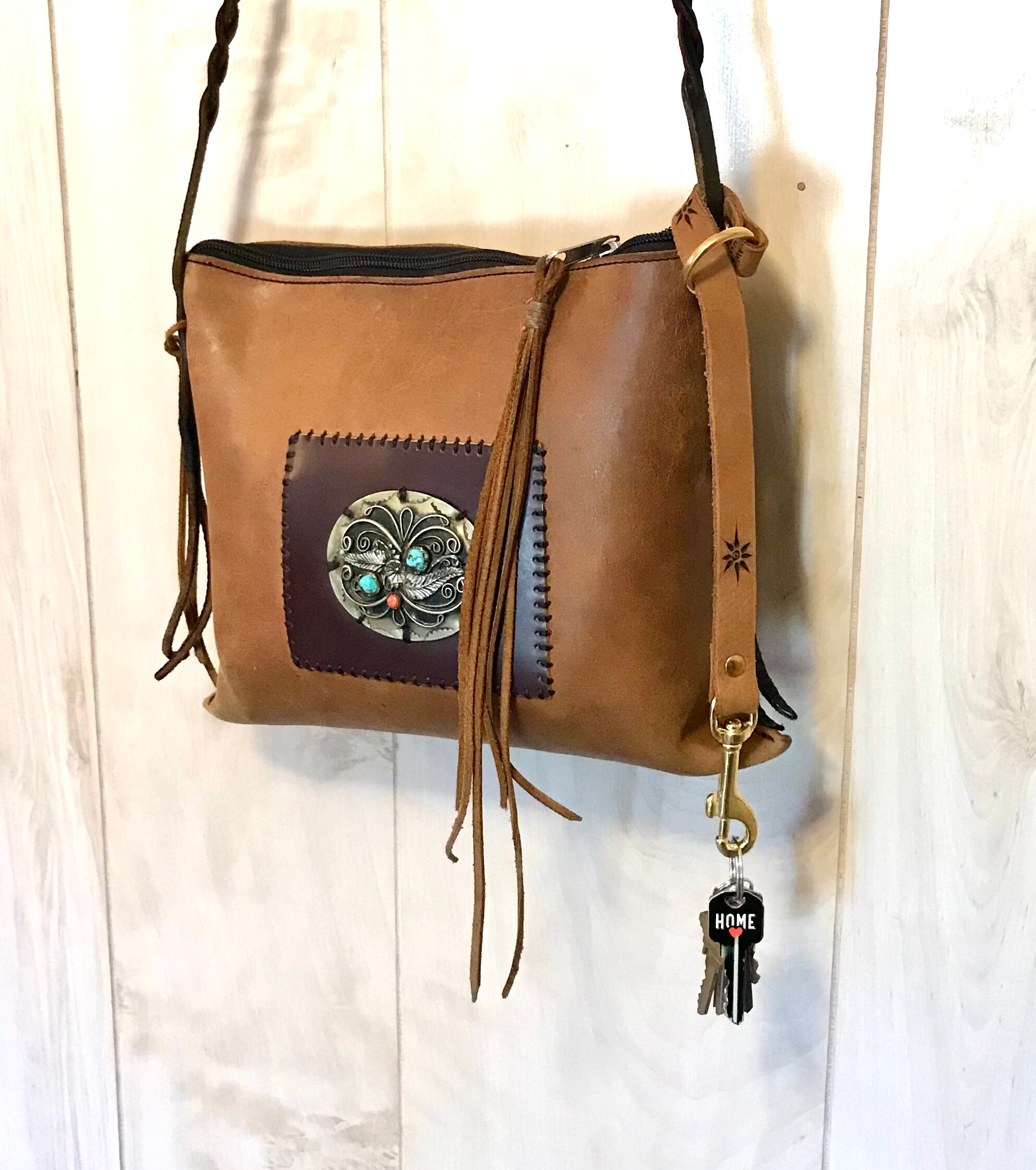 Leather Key Strap Etsy