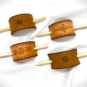 Leather Hair Sticks