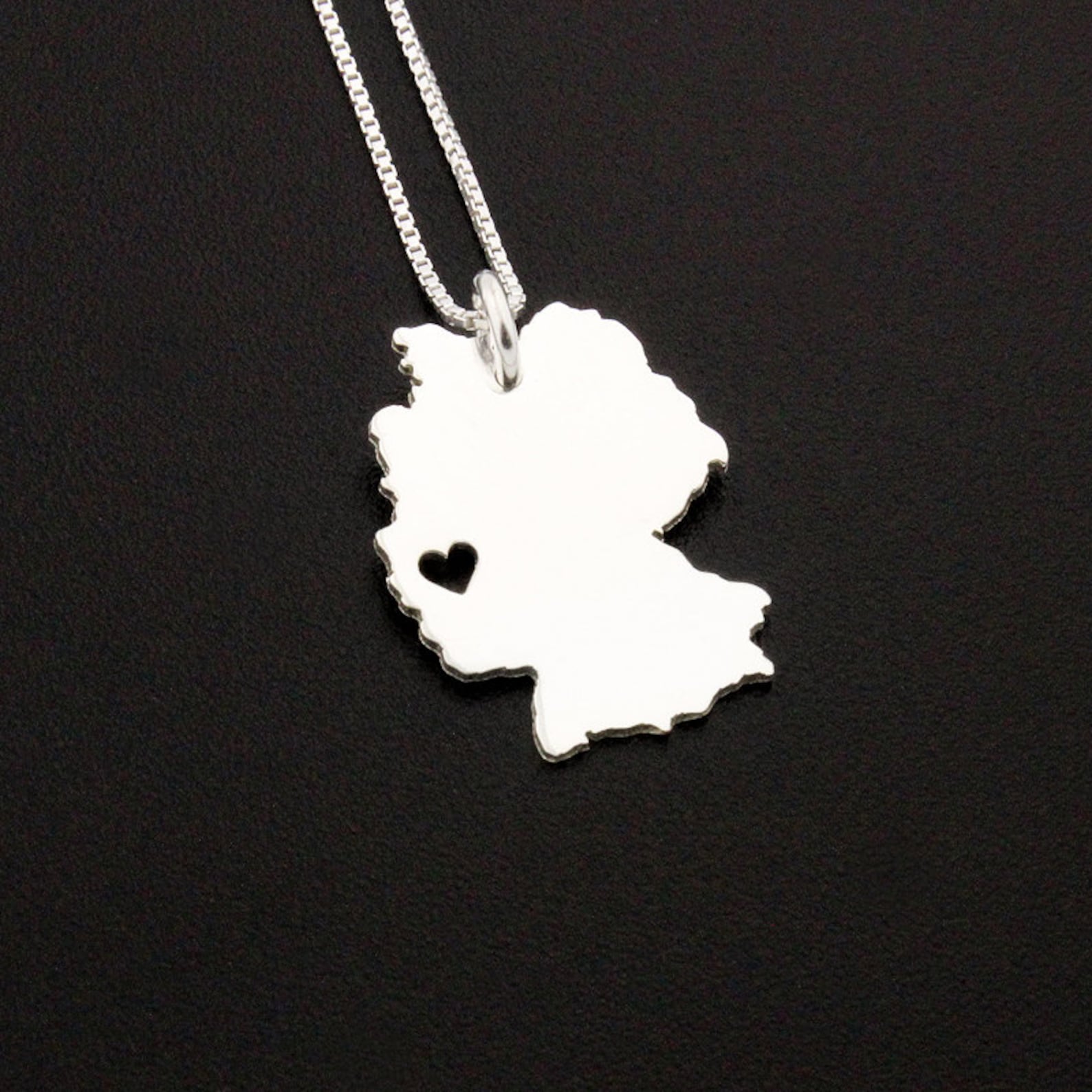 Germany necklace personalized for any city