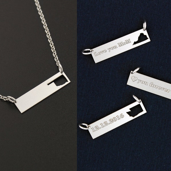 Oklahoma Necklace Etsy