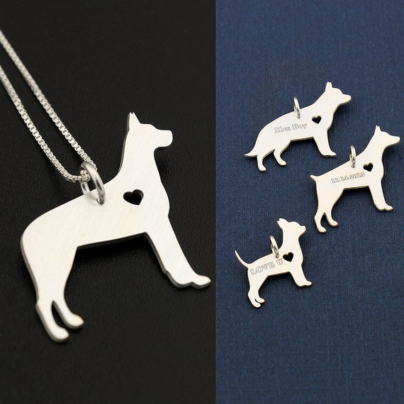 Buy Personalised GREAT DANE Necklace Great Dane Name Jewelry Danua Dog  Necklace Dog Necklaces Modern Dog Necklace Online in India - Etsy