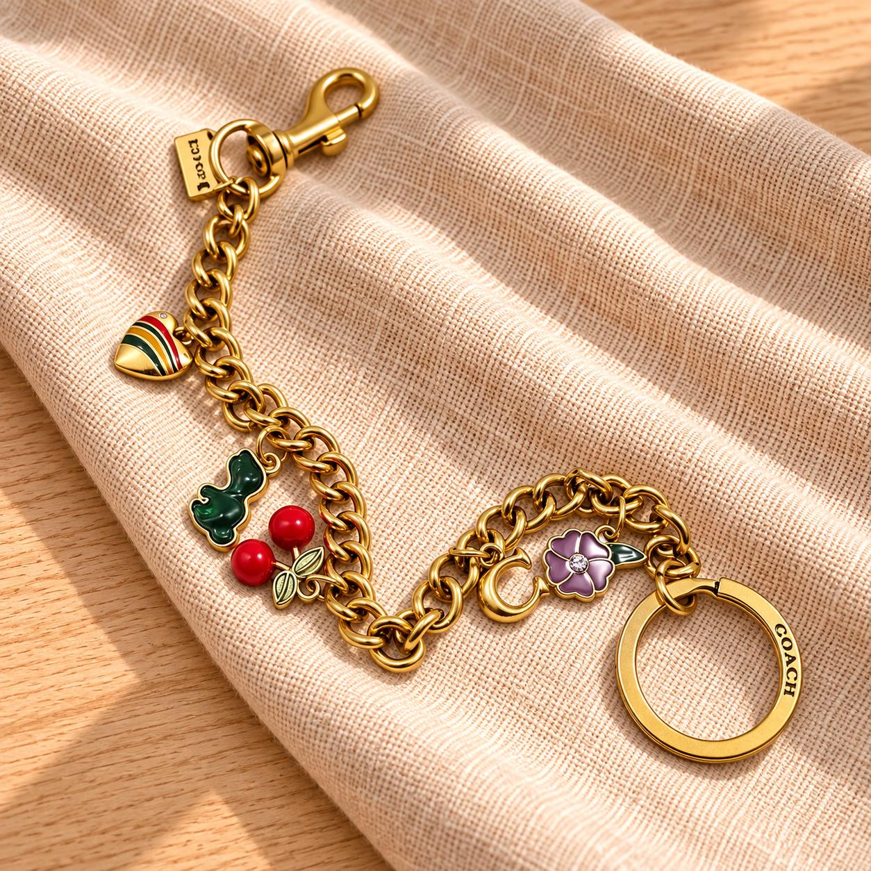Coach Flower Bag Charm - Etsy