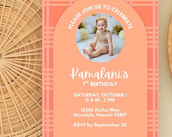 Editable Pink Palaka Invitation