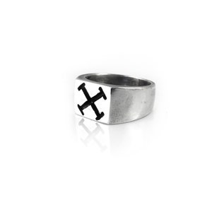 X Signet Ring