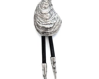 Oyster Shell Bolo Tie