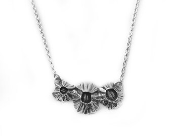 Tri-Barnacle Bar Necklace