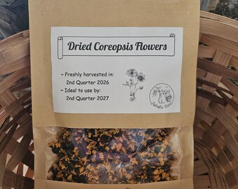Dried Coreopsis Flowers for Tea & Dye