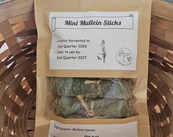 Mullein Mini-Sticks (x5)