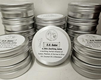 S.S. Salve featuring Yarrow, Plantain, and Sumac