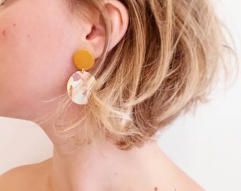 Boucles d&#39;oreilles TERRAZZO