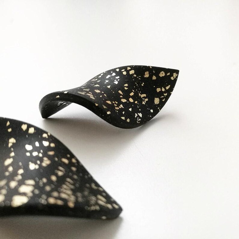 Boucles d'oreilles EVE noires afbeelding 7