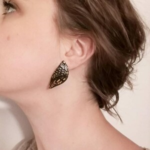 Boucles d'oreilles EVE noires afbeelding 3