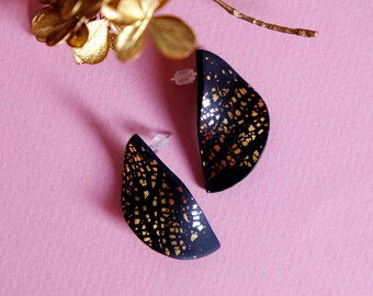 Boucles d'oreilles EVE noires