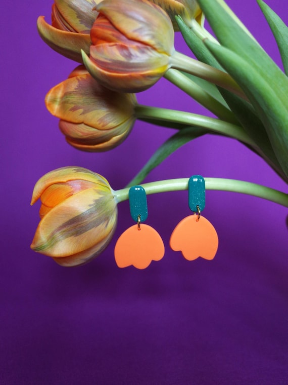 Boucles d'oreilles TULIPES